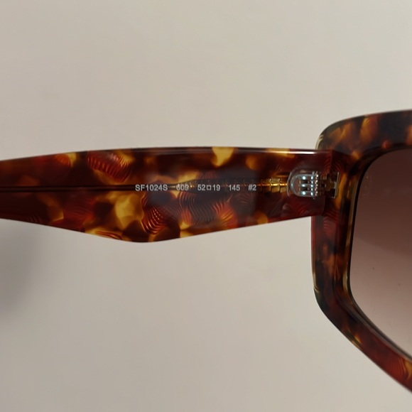 NEW Salvatore Ferragamo SF1024S 609 Red Havana Sunglasses w/Brown Gradient Lens - Picture 7 of 11
